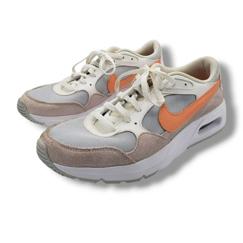 Nike Air Max SC GS Sneakers Youth 5 White Crimson Bliss CZ5358-100